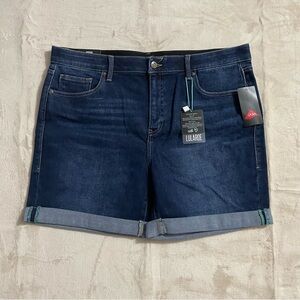 LulaRoe Boyfriend‎ Shorts Womens Size 34 Blue Denim Dark Wash NWT